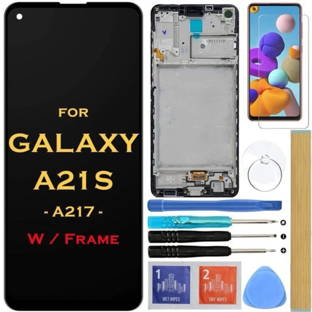 HLTECH Screen Replacement LCD Display Touch Digitizer Assembly with frame NIB